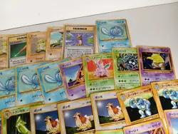 Pokemon Japanese Base Set Vintage Common and Uncommon 50 Card Lot LP-DMG (6) - Image 3