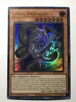 Yu-Gi-Oh TCG Chaos Daedalus BLCR-EN071 1st Edition Ultra Rare Card - Image 1