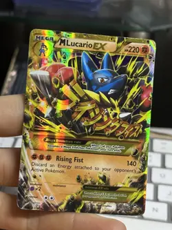 M Lucario EX 113/111 XY Furious Fists 2014 SECRET Holo Rare Pokemon Card TCG - Image 3