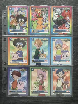 Digimon Animated Series 1 Cards - Full Set of 34 Cards (Upper Deck, 1999) - Image 2