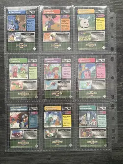 Digimon Animated Series 1 Cards - Full Set of 34 Cards (Upper Deck, 1999) - Image 5