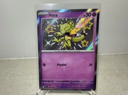 Abra - Paldean Fates 148/091 - Shiny Holo Rare Pokemon Card Near Mint - Image 2