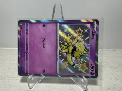 Abra - Paldean Fates 148/091 - Shiny Holo Rare Pokemon Card Near Mint - Image 4
