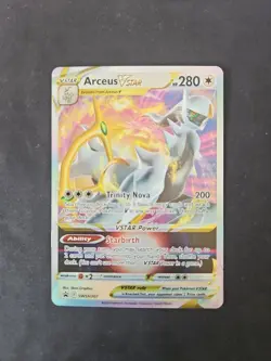 Arceus VSTAR SWSH307 Sword & Shield Black Star Promo Card NM Condition - Image 1
