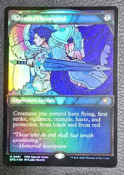 Akroma's Memorial (Showcase) Special Guests Foil MTG NM Magic Card - Image 1