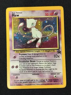 Mew Holographic Black Star Promo #9 Pokemon Card - Image 1