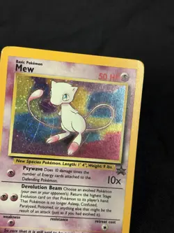 Mew Holographic Black Star Promo #9 Pokemon Card - Image 3