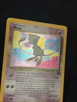 Mew Holographic Black Star Promo #9 Pokemon Card - Image 4