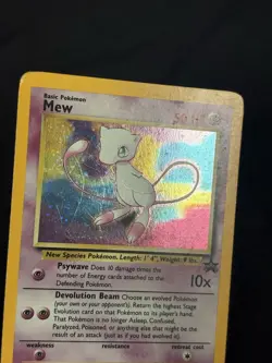 Mew Holographic Black Star Promo #9 Pokemon Card - Image 5