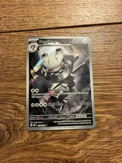 Pokemon TCG Steelix 150/132 Mega Evolution Secret Rare Card - Image 1