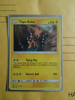 Pokemon TCG: Tapu Koko SM30 Promos - SM Promos - NM - Black Star Promo Card - Image 1