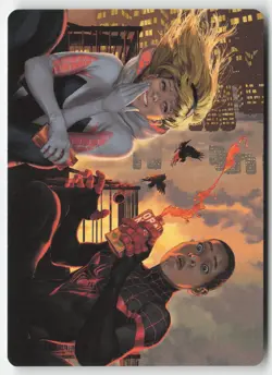 MTG - Heroes' Hangout Art Card S Art Series: Marvel's Spider-Man 14 NM - Image 1