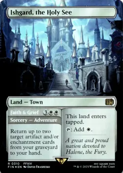 MTG Ishgard, the Holy See (Borderless) Foil NM FINAL FANTASY Magic 310 - Image 1