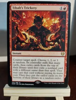 MTG Tibalt's Trickery Kaldheim X1 LP Magic The Gathering Rare - Image 1