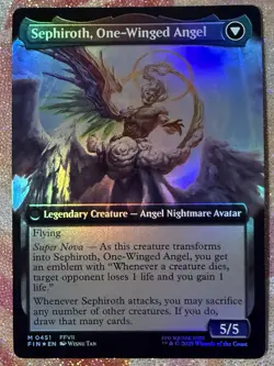 Sephiroth, Fabled SOLDIER (Extended Art) Final Fantasy Foil - Image 1