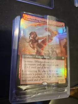 Firebending Student, Foil MTG Magic Buy A Box Promo Avatar On Hand - Image 1