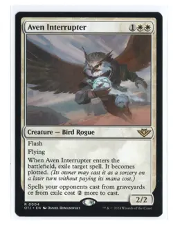 MTG - Aven Interrupter - Normal - Outlaws of Thunder Junction - Near Mint - Image 1