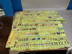 Lot Of 362 ‘Grass’ Pokemon Trading Cards - Image 1