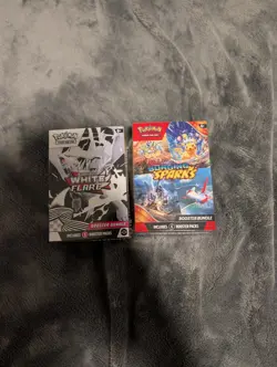 Pokemon TCG White Flare/ Surging Sparks Booster Bundle Sealed Lot of 2 - Image 1