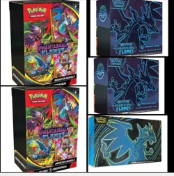Pokemon Tcg Phantasmal Flames Elite Trainer Box Booster Bundle And More PREORDER - Image 1