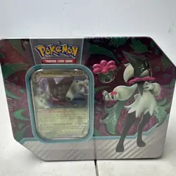 New Pokemon TCG: Paldea Partners Meowscarada EX Tin - 5 Packs New 820650852930 - Image 1