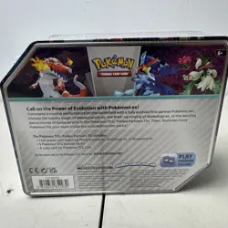 New Pokemon TCG: Paldea Partners Meowscarada EX Tin - 5 Packs New 820650852930 - Image 4