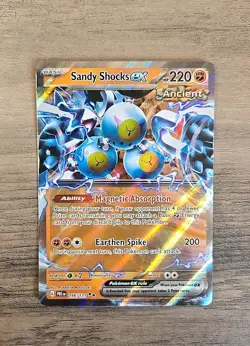 Pokemon TCG Sandy Shocks ex 056/131 Prismatic Evolutions Double Rare NM - Image 1