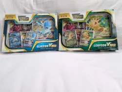 Pokemon TCG Glaceon & Leafeon VSTAR Special Collection Box SET - Factory Sealed - Image 1