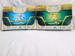 Pokemon TCG Glaceon & Leafeon VSTAR Special Collection Box SET - Factory Sealed - Image 2