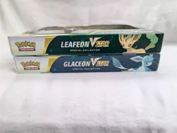 Pokemon TCG Glaceon & Leafeon VSTAR Special Collection Box SET - Factory Sealed - Image 3