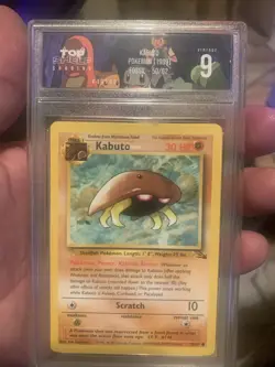 Pokemon TCG Kabuto Fossil 50/62 Regular 1999-2000 Wizards Base Set Copyright... - Image 1