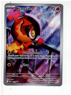 CHARCADET 22 PROMO ETB ENGLISH PHANTASMAL FLAMES POKEMON TCG NM - Image 1