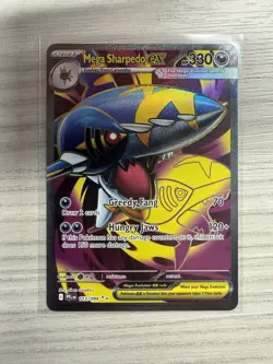 Mega Sharpedo EX 113/094 Full Art English NM - Phantasmal Flames - Pokemon TCG - Image 3