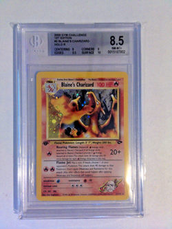 Pokemon Blaine's Charizard 2/132 1st Edition BGS 8.5 - Image 1