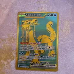 Pokemon TCG Chien-Pao ex Scarlet & Violet: Paldean Fates 242/091 Holo Hyper Rare - Image 1