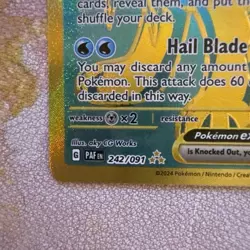 Pokemon TCG Chien-Pao ex Scarlet & Violet: Paldean Fates 242/091 Holo Hyper Rare - Image 5