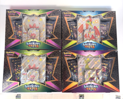 (4) Pokemon TCG Shining Fates V Collection Boxes - Factory Sealed - Image 1