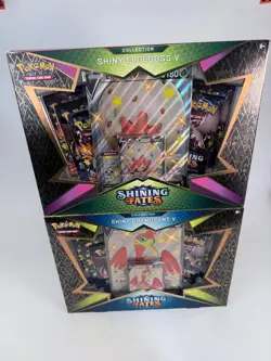(4) Pokemon TCG Shining Fates V Collection Boxes - Factory Sealed - Image 2