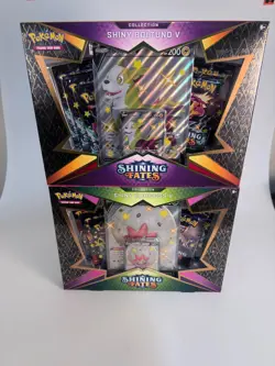 (4) Pokemon TCG Shining Fates V Collection Boxes - Factory Sealed - Image 3