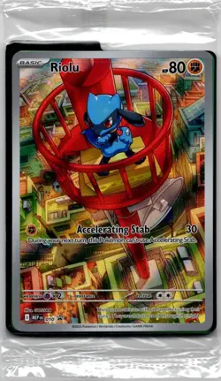 Pokemon TCG Riolu 010 ETB Promo Mega Evolutions Sealed Black Star Promo - Image 1