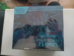 Pokemon ETB Mega Evolution Phantasmal Flames Sealed Elite Trainer Box New TCG - Image 1