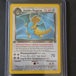 Dark Dragonite 22/82 Team Rocket Non-Holo Rare Pokemon TCG 1st edition german - Image 1