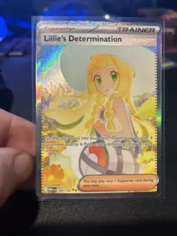 Pokemon Mega Evolution Lillie’s Determination SIR 184/132 Mint - Image 1