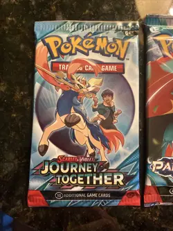 pokemon 4 Pack Lot (Journey Together, Paradox, Stellar Crown, etc) SEALED/NEW - Image 2