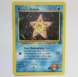Pokemon Gym Challenge Set COMMON Misty's Staryu 92/132 - Lightly Played LP - Image 1