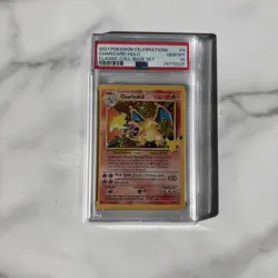 2021 POKEMON CELEBRATIONS CLASSIC COLL #4 CHARIZARD-HOLO PSA 10 - Image 1