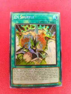 EN Shuffle BLCR-EN008 Secret Rare Yu-Gi-Oh! 1st Edition NM - Image 1