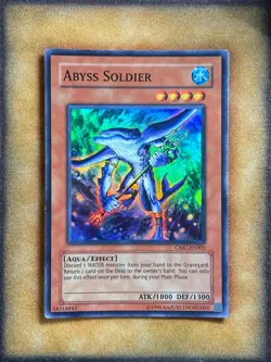 Yugioh Abyss Soldier CMC-EN001 Super Rare MP - Image 1