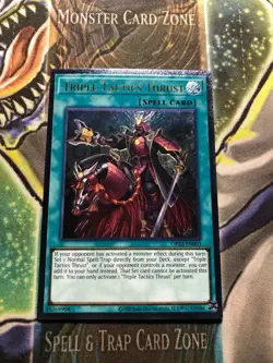 *** TRIPLE TACTICS THRUST *** ULTIMATE RARE MINT/NM OP22-EN003 YUGIOH! - Image 1