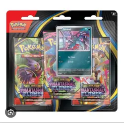 Pokemon Trading Card Game Phantasmal Flames Three-Booster Blister PRE SALE - Image 1